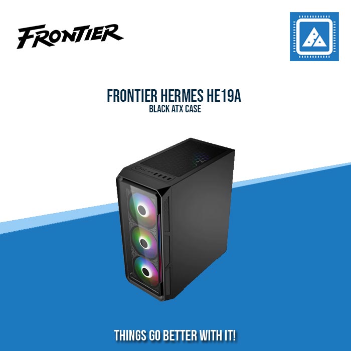 FRONTIER HERMES HE19A BLACK ATX CASE FRONTIER HERMES HE19A BLACK ATX CASE